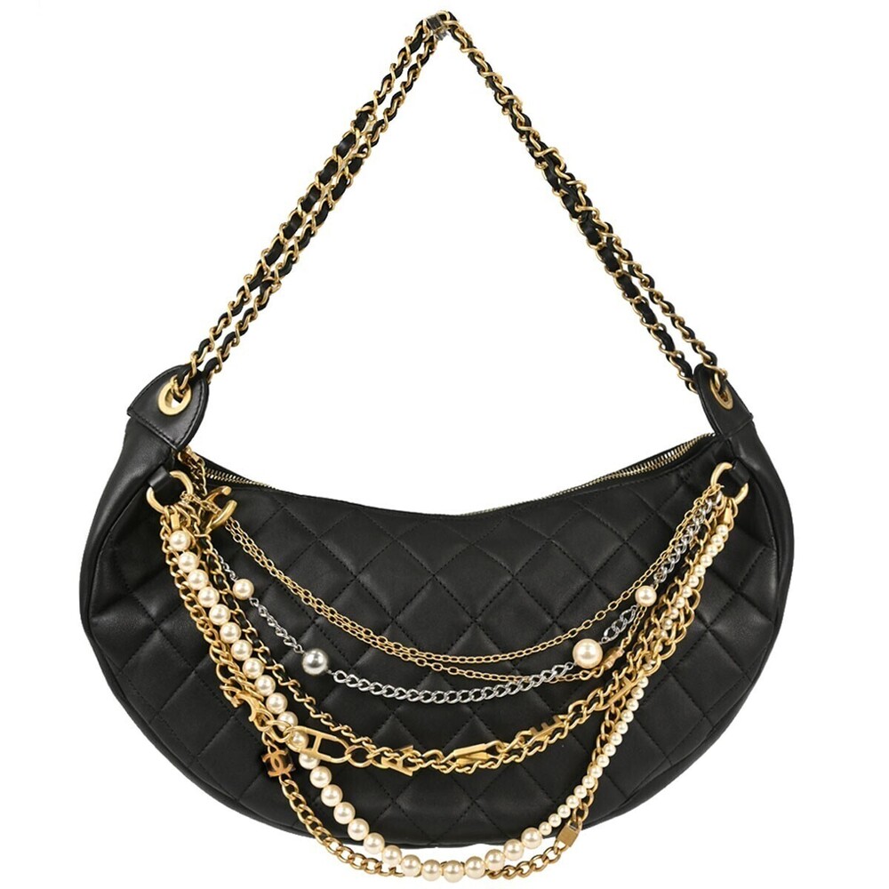 Chanel All About Chains Waist Quilted Lambskin